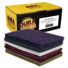 Dura-gold 6 X 9 10 Scuff Pad Variety Pack 2 Each Of 5 Grit Grades Sand Auto