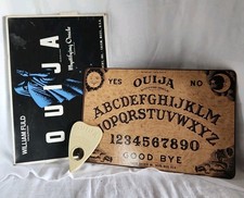 Vintage 1960s William Fuld Ouija Board Parker Bros Game Mystifying Oracle & Box