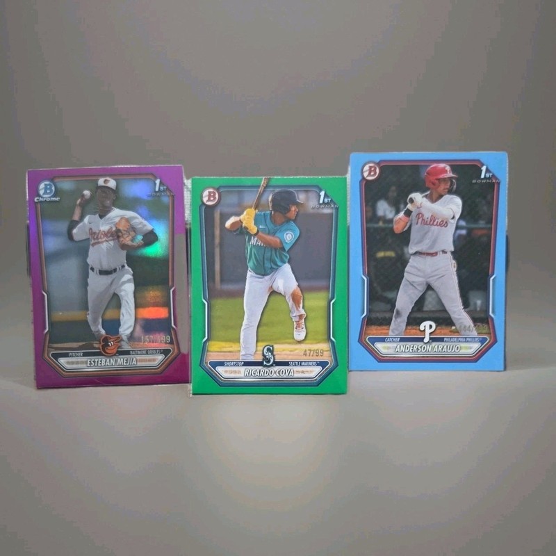 2026 Bowman 1st Ricardo Cova Esteban Mejia /99 /199 /499 Color (1 Chrome)
