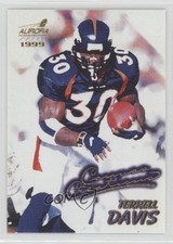 1999 Pacific Aurora Canvas Creations Terrell Davis #2 HOF v4j