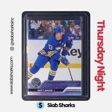 2023 UPPER DECK #729 MATT SAVOIE YOUNG GUNS RC ROOKIE