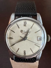 VINTAGE MEN'S LUCIEN PICCARD AUTOMATIC WRISTWATCH CAL. AS 1581 KEEPING TIME