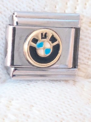 Authentic Symphony Collection Italian Charm 9mm Link BMW CAR Symbol C20*
