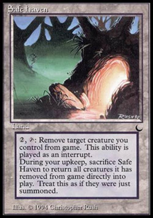 MTG English Safe Haven NM Normal The Dark