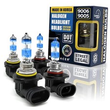 Premium OEM 9005 9006 Halogen Headlight Bulbs Combo 4 Bulbs - 9006 9005