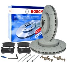 BOSCH Bremsscheiben 342mm Bel&auml;ge Satz Vorne f&uuml;r MERCEDES S V222 X222 W222 R231