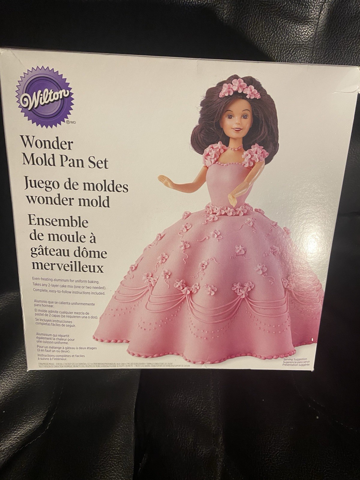 Wilton Doll Wonder Mold Cake Tin Pan Kit Set Princess Baking BNIB