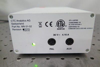 R202861 CTC Analytics PAL MN 01-02 rev-F Autosampler Power Supply