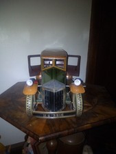 Rare Nice Coffin Nose Luxury Limousine Car 1930 Tinplate Windup Antique Tin Toy
