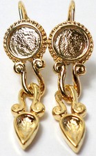 2 Pairs Vintage 1960/70s Gold Plated Earring ...