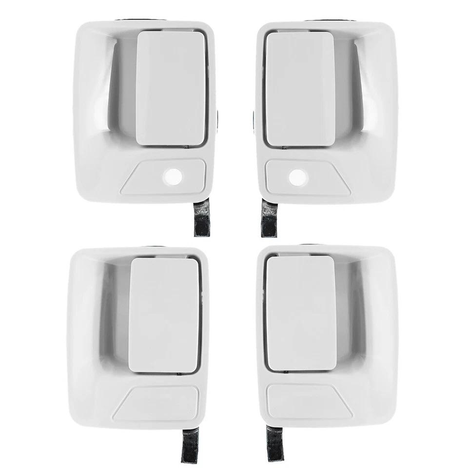 Set of 4 Door Handles Exterior Kit for 1999-2016 Ford F-250 Super Duty Crew Cab Foto 3 de 4