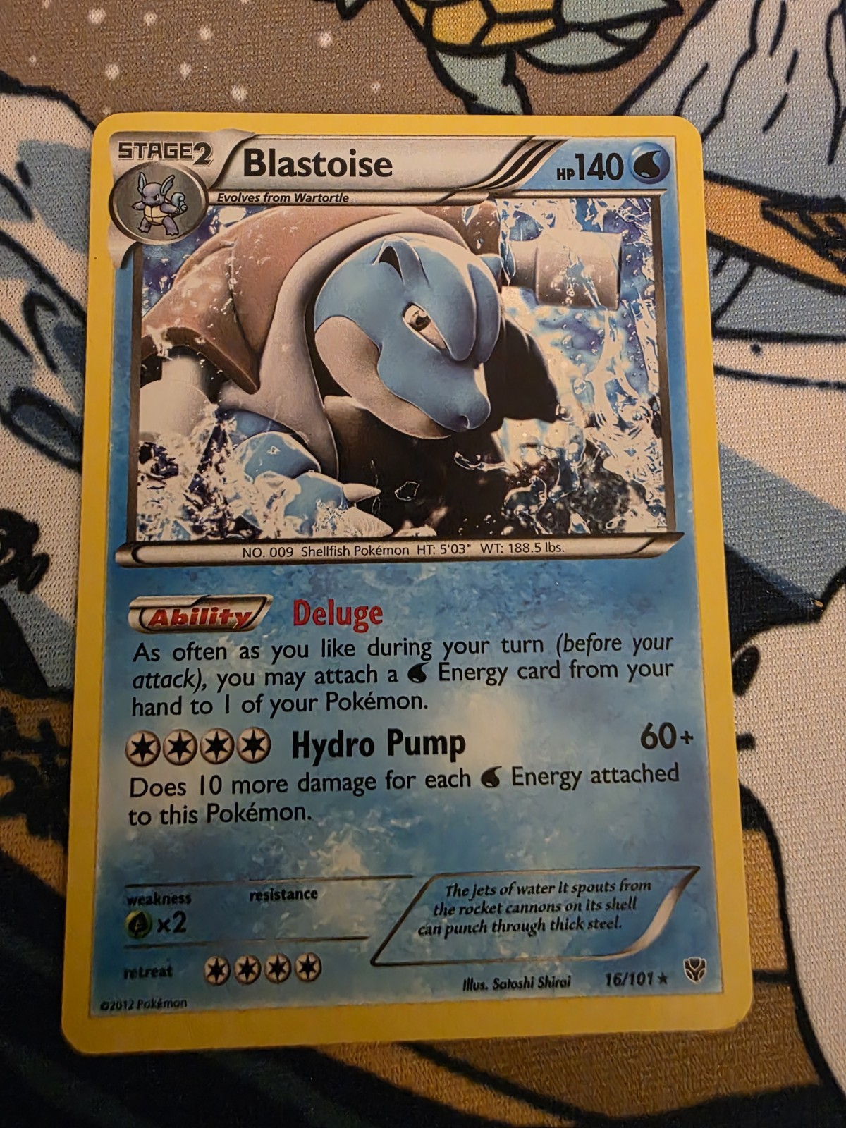 Blastoise - (Cosmos Holo) 016/101 Blister Exclusives Holo LP