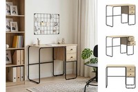 Schreibtisch Mit Stauraum Sonoma-Eiche 100X50X75 Cm