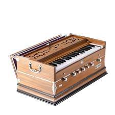 AMRIT® Student Model Harmonium 7Stopper 3.25 Octave Bass & Male Reeds Padded Bag