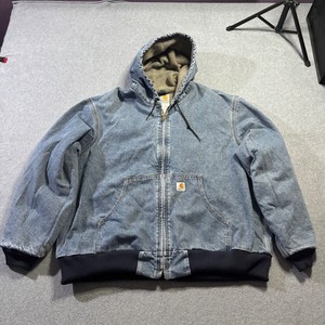 Carhartt Denim Hooded Jacket | eBay