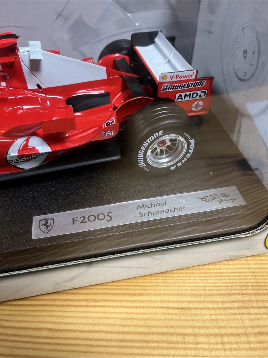 Mattel Hot Wheels Ferrari F1 2005 Michael Schumacher 1 18 for sale