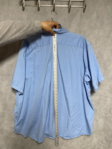 Ralph Lauren Shirt Men 3XB Blue Feather Weight Twill Casual Hybrid Pony Preppy - Picture 4 of 5