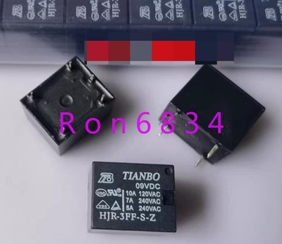 5pcs new HJR-3FF-S-Z 9VDC relay pin 5 10A *mp