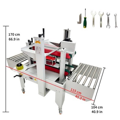 Automatic Foam Box Side Sealing Machine Sealer BOPP/PVC/Adhesive Tape 110V