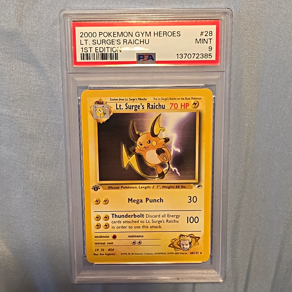 Raichu Pokémon TCG 1st Edition Individual Trading Card Games for