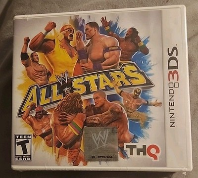 WWE All Stars (Nintendo 3DS, 2011) THQ Wrestling Game New Sealed