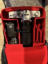 Minolta Camera And Case With Accessories SRT-200