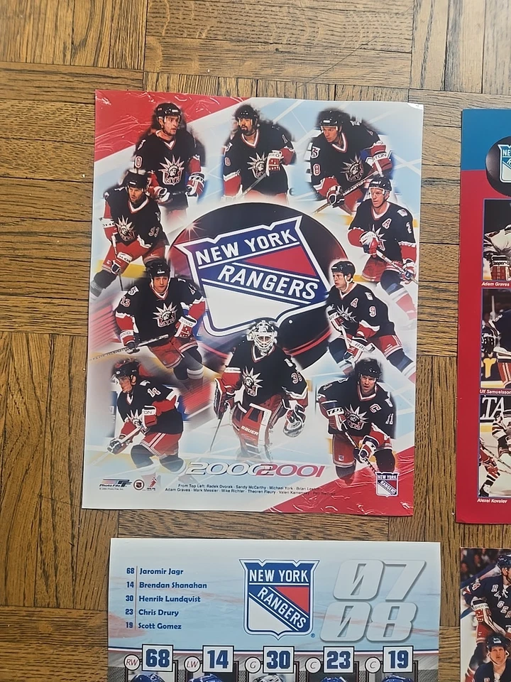 De colección New York Rangers 1998/99 (Gretzky) y más fotos de collage compuestas del equipo (7) Foto 2 de 4