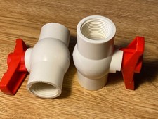 Two 1" Ball Valves FNPT