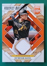 2020 Panini Elite Extra Ed. Ke'Bryan Hayes Prospect Materials Orange #049/199 