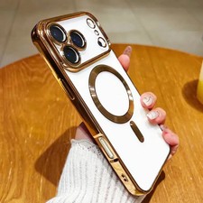For iPhone 17 Air 16 15 14 13 Pro Max Case Magnetic Camera Lens Protector