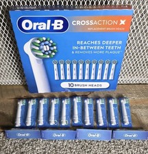10 Oral-B CrossAction X Replacement Toothbrus...