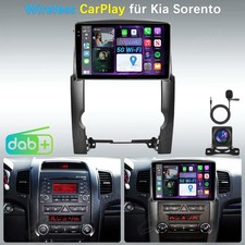 DAB+ 4+128G Android 15 Autoradio CarPlay RDS GPS Für KIA Sorento II XM 2009-2013