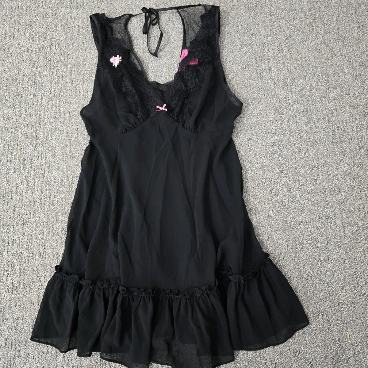 Robe De Soirée 2 Pièces Betsey Johnson - Top Paillettes Et Noeud Tube - Jupe Maxi - Taille 2