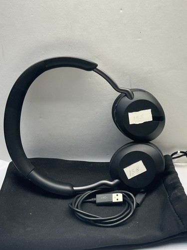 Jabra Evolve2 65 Wireless Headset with Dongle Case HSC110W Tested Working (158) - 第 4/7 張圖片