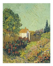 Van Gogh Garden Wall Art Poster - Vibrant Impressionist Decor