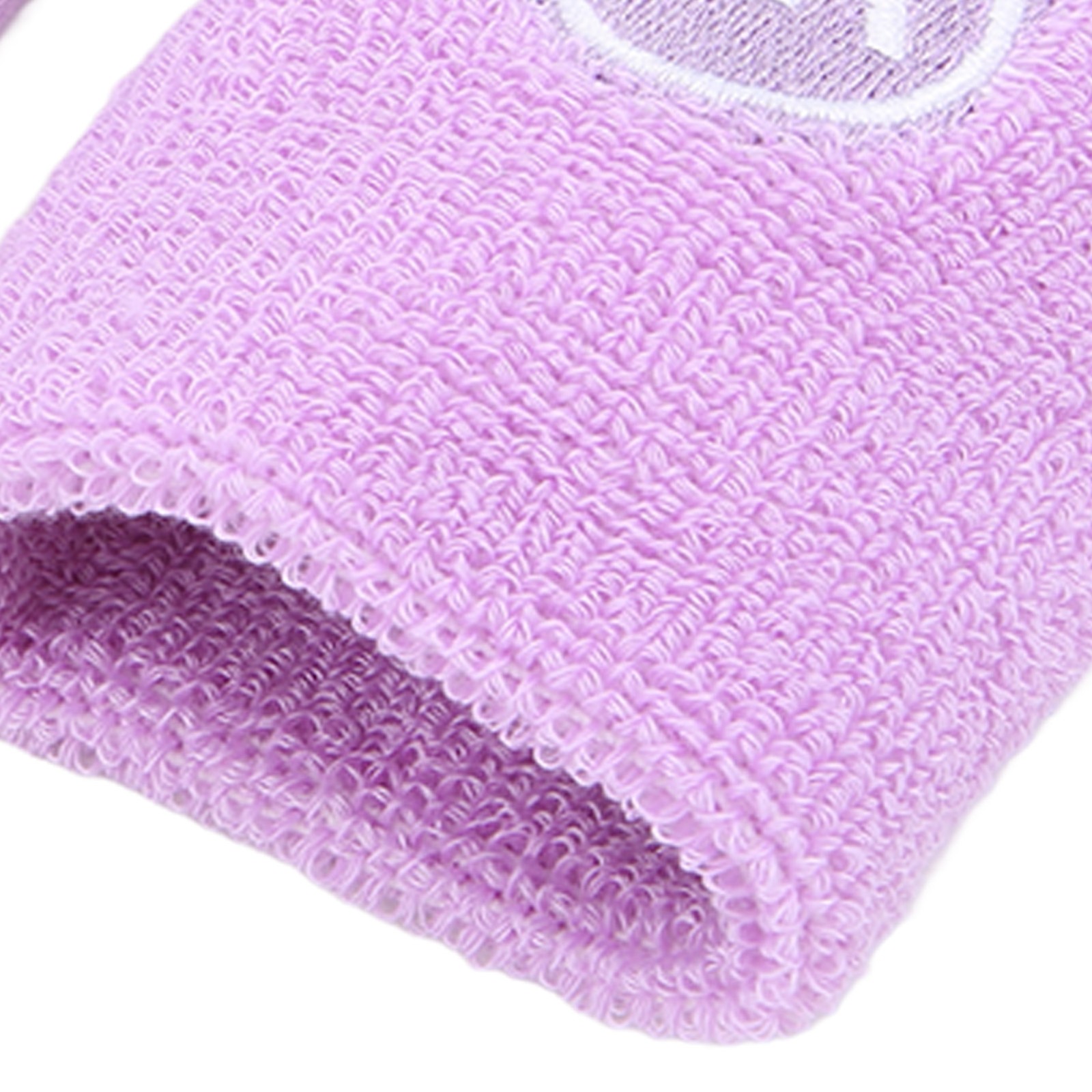 (Purple)Wrist Sweatbands Skin Friendly Athletic Wristband Heat Dissipating