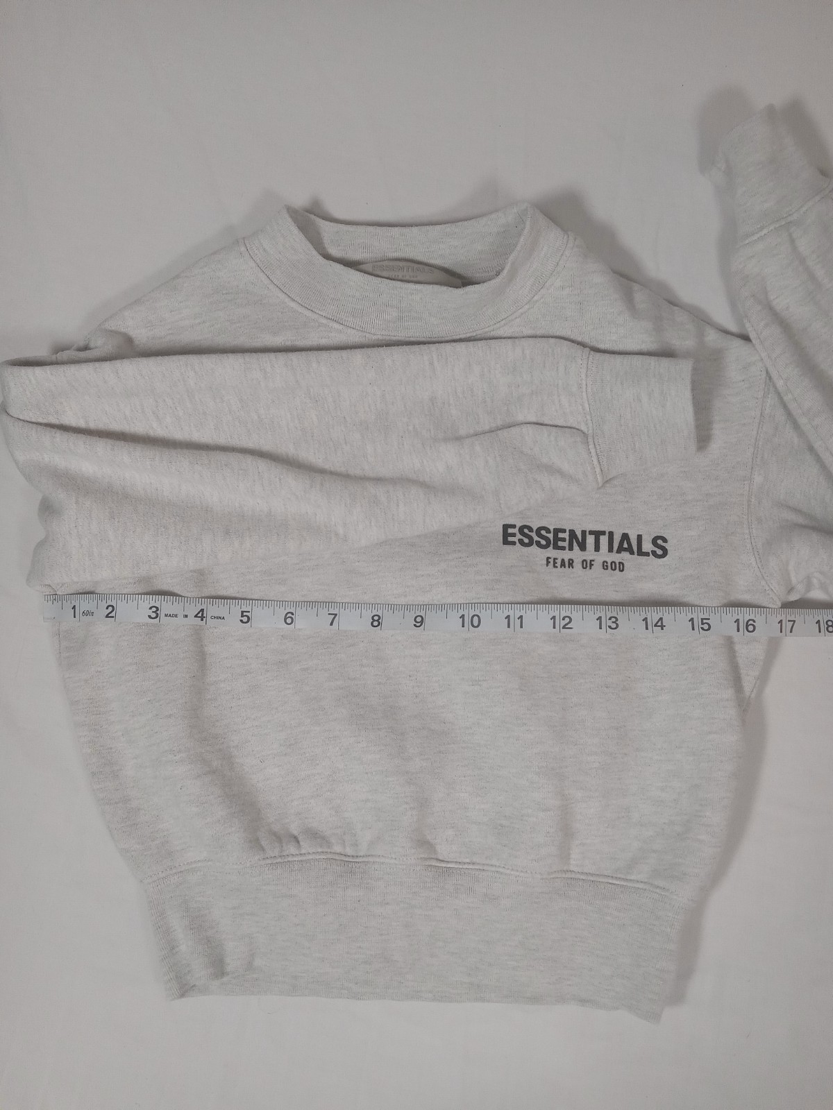 Essentials Fear of God Sweatshirt Kid Small 4/5 Pullover Comfy Casual Read thumbnail 8