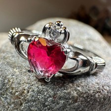 Claddagh Ring Ladies Girls Irish Ireland Heart Ring 925