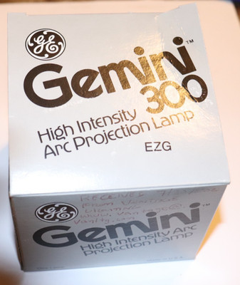 GEMINI 300 -HIGH INTENSITY ARC PROJECTOR LAMP -EZG