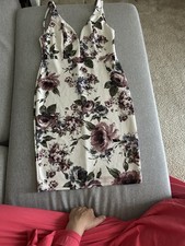 Windsor White Floral dress Large