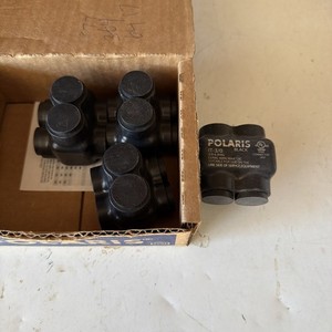 (4)Polaris IT-3/0 Black Insulated Wire Connector 3/0-6 AWG 1/4" Hex Key NEW