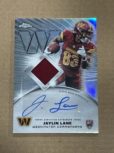 2025 Topps Chrome Jaylin Lane Rookie Patch Autographs (RAW)