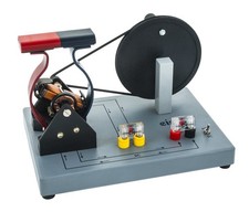Eisco Labs Demonstration Motor Generator Activity Model AC/DC - Hand Powered