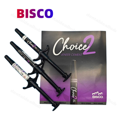 #ad BISCO Choice 2 Veneer Cement 4.5g A1 B1 Translucent Milky Light Cure Dental $63.80