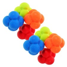 8 Pcs Hand Eye Coordination Ball Sports Reaction Balls Hexagon Training Agility