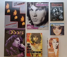 The Doors Jim Morrison Vintage Lot NOS  Books Pre-owned DVD VHS
