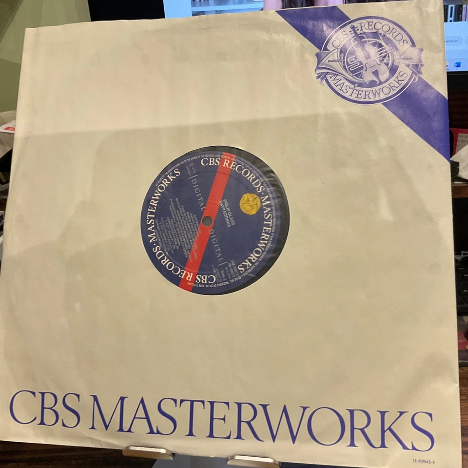 PHILIP GLASS  Satyagraha  3LP  BOX SET  1985 I3 M39672 EX/VG+ - Image 4 of 4