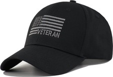 XXL Veteran American Flag Hat Baseball Cap for Big Head Men USA 250th Annive...