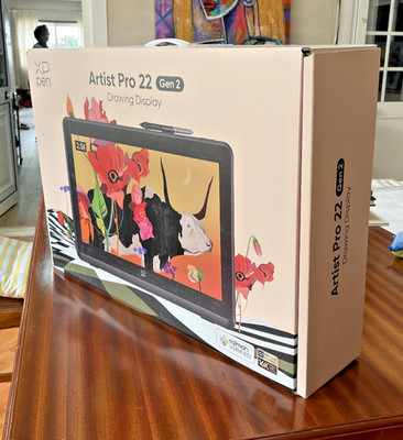 Xp-pen Artist Pro 22 Gen 2 Drawing Display and Pen - Black.  Brand new Condition