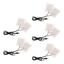 5pcs Comfortable Portable USB Heating Pad Washable Electric Cloth Heating Pad...